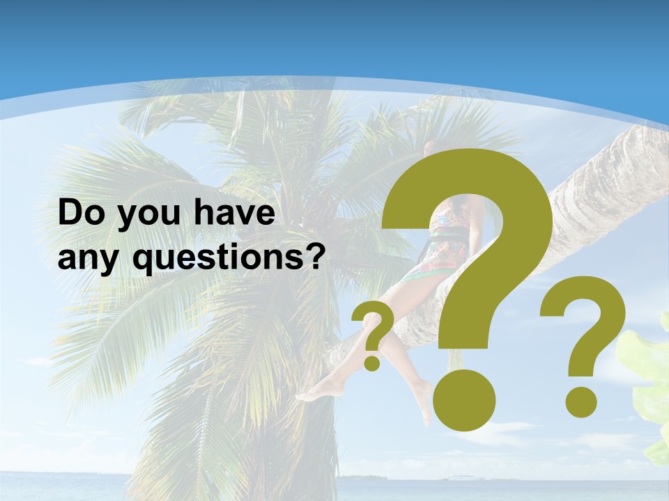 People Island Vacation PowerPoint Template