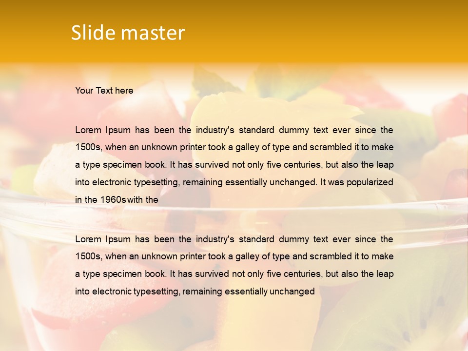 Nutrition Mix Grape PowerPoint Template