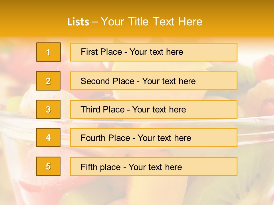 Nutrition Mix Grape PowerPoint Template