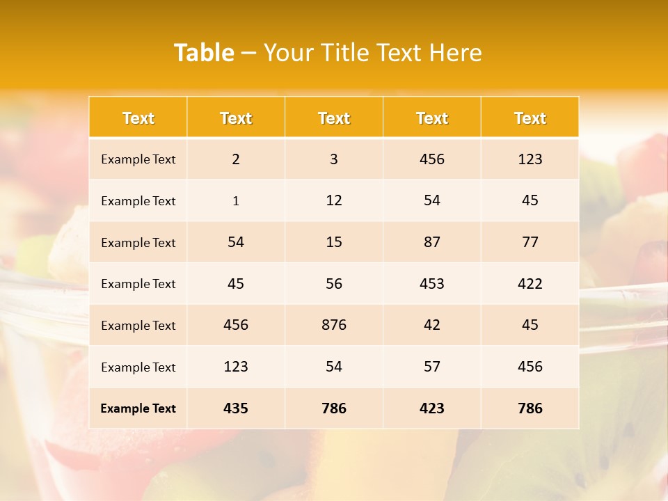 Nutrition Mix Grape PowerPoint Template