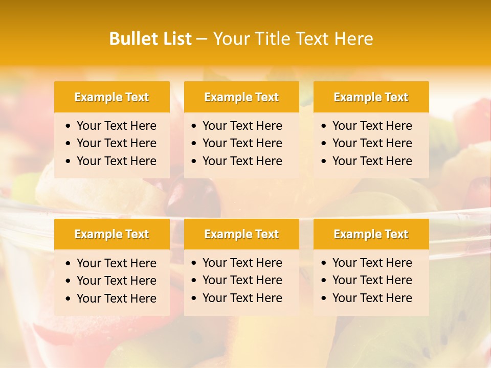 Nutrition Mix Grape PowerPoint Template