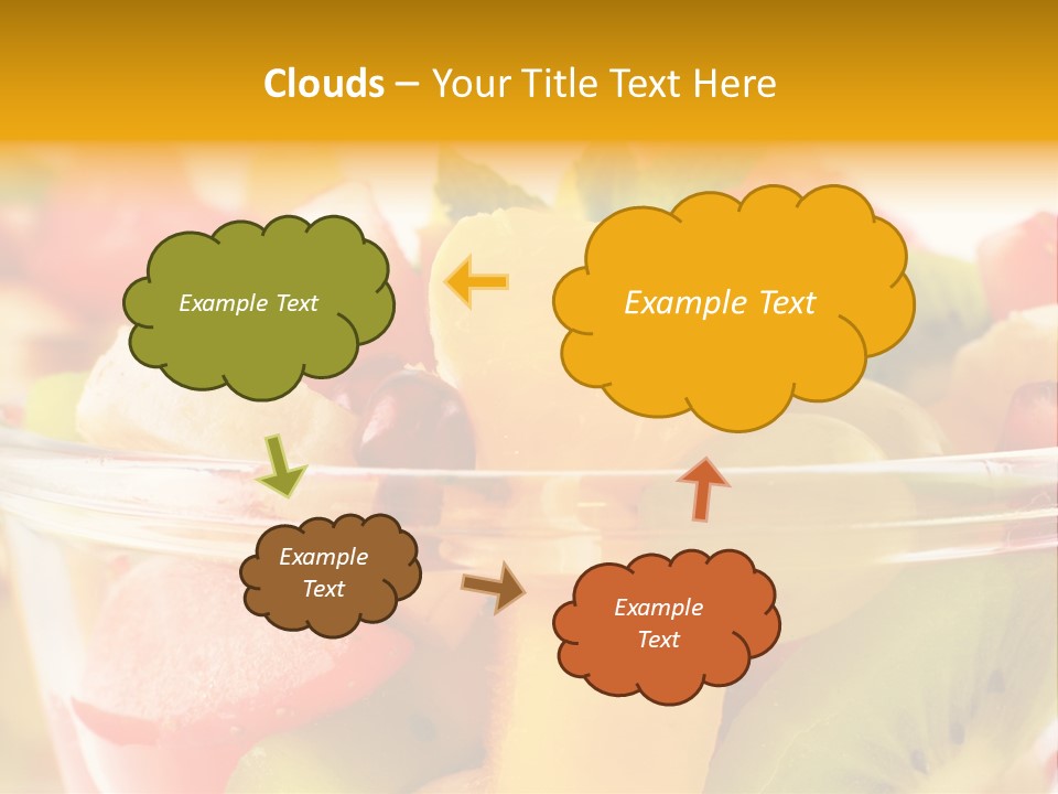 Nutrition Mix Grape PowerPoint Template