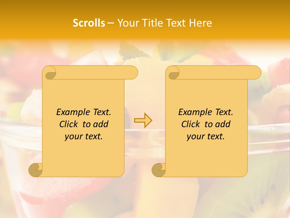 Nutrition Mix Grape PowerPoint Template