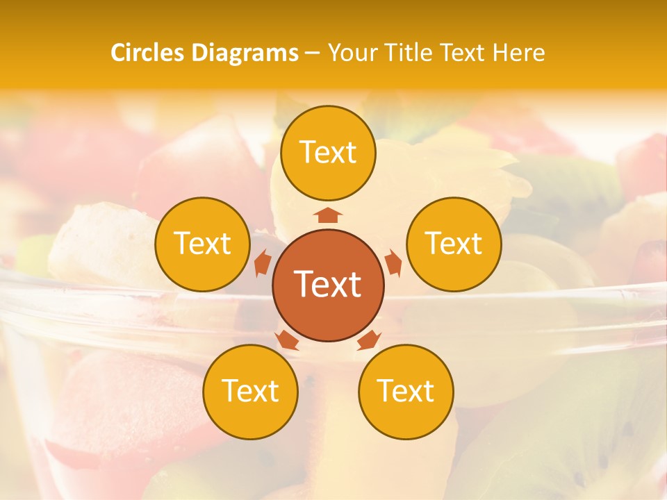 Nutrition Mix Grape PowerPoint Template