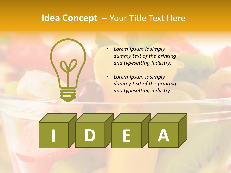 Nutrition Mix Grape PowerPoint Template