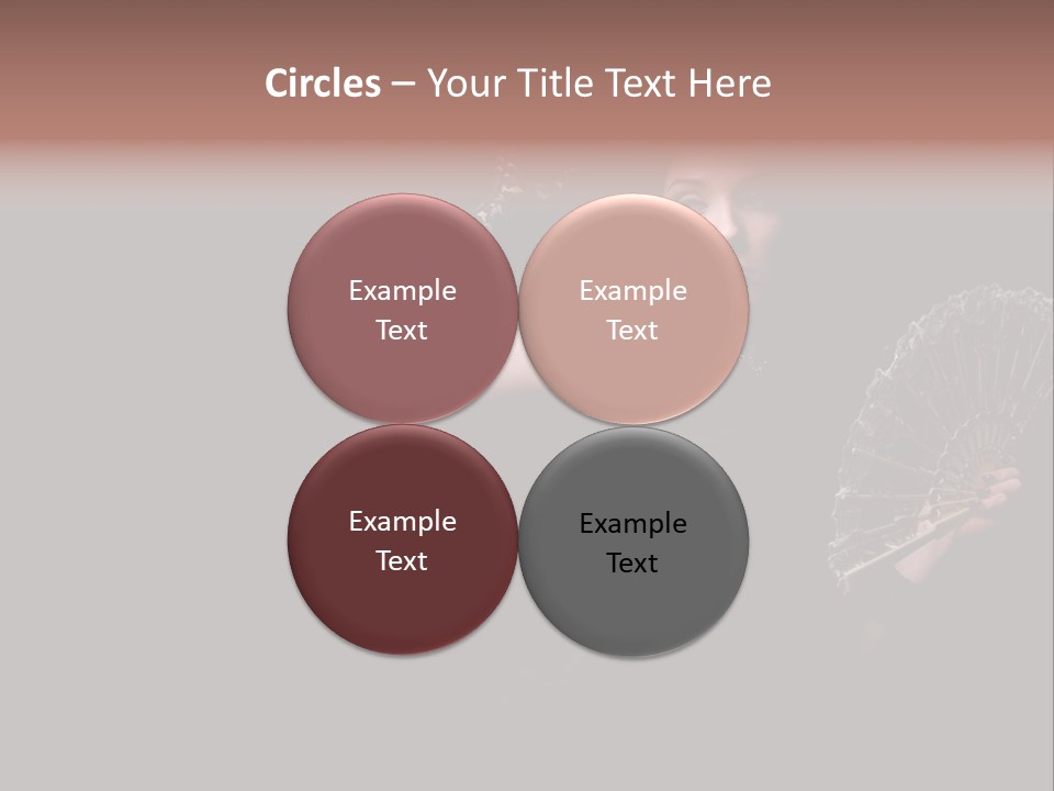 Woman Background Dress PowerPoint Template