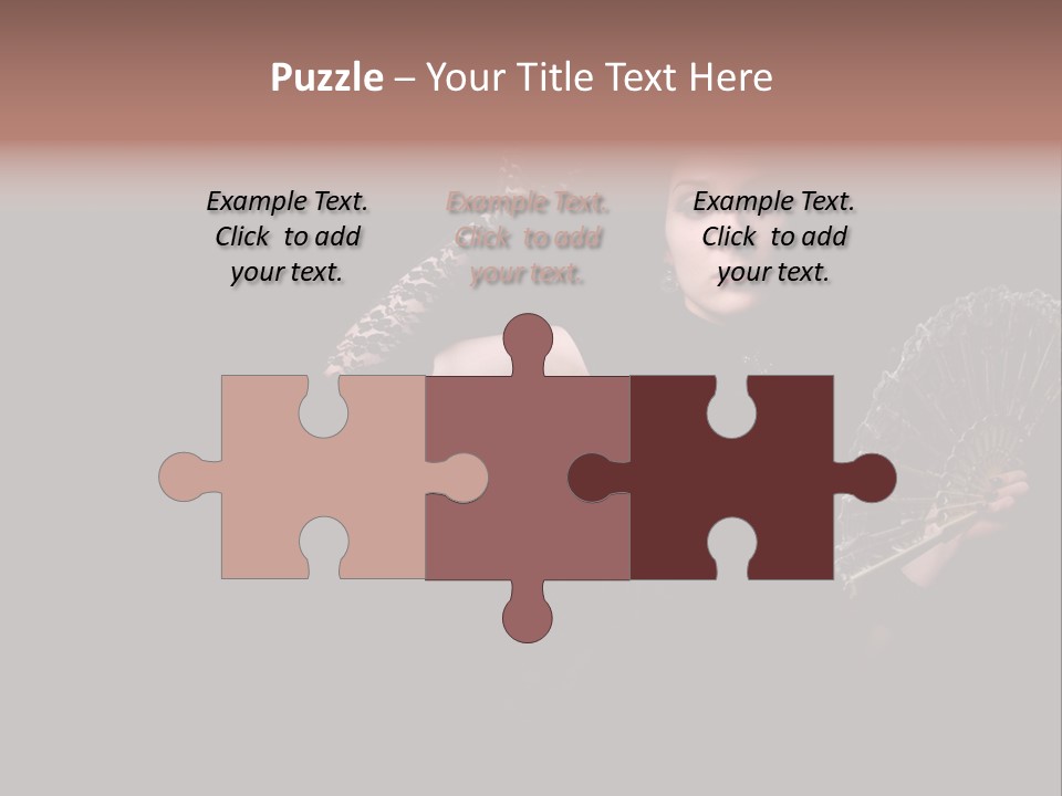 Woman Background Dress PowerPoint Template