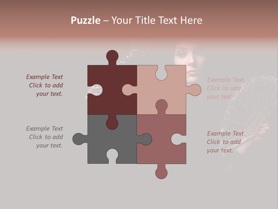 Woman Background Dress PowerPoint Template