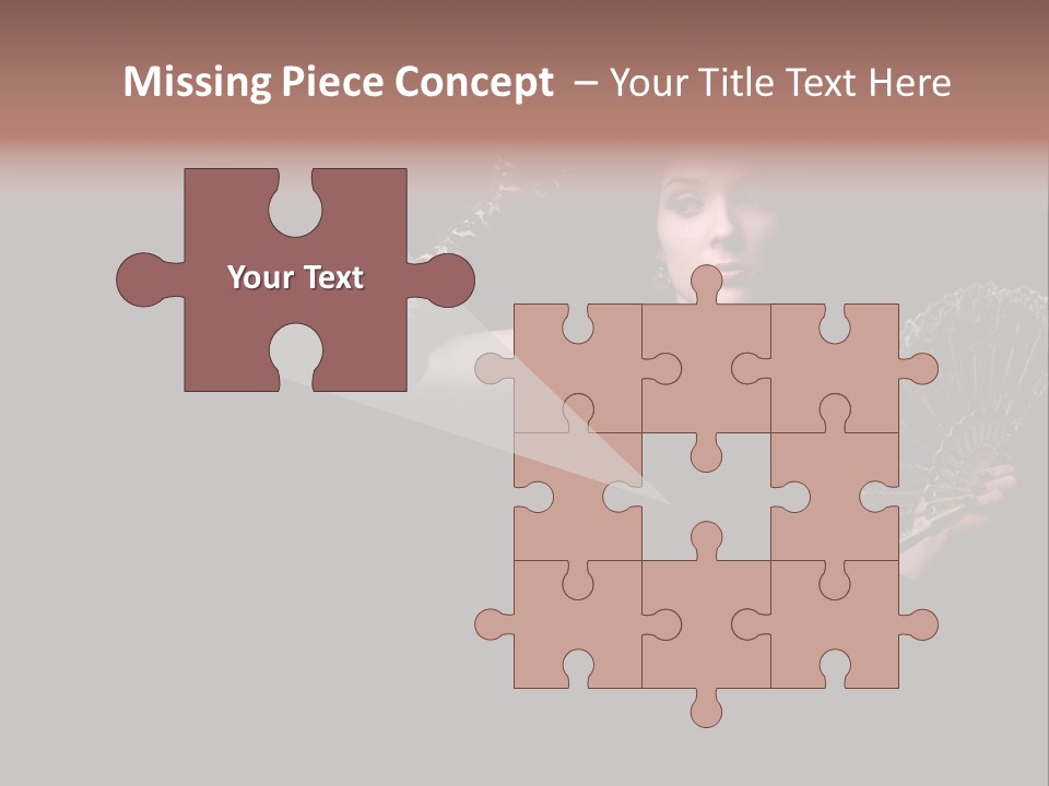 Woman Background Dress PowerPoint Template