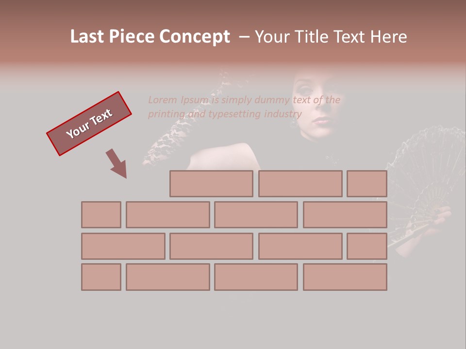 Woman Background Dress PowerPoint Template