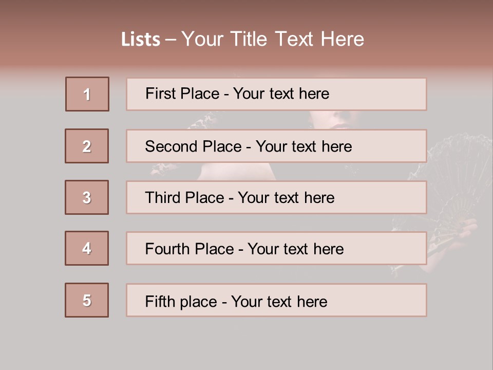 Woman Background Dress PowerPoint Template