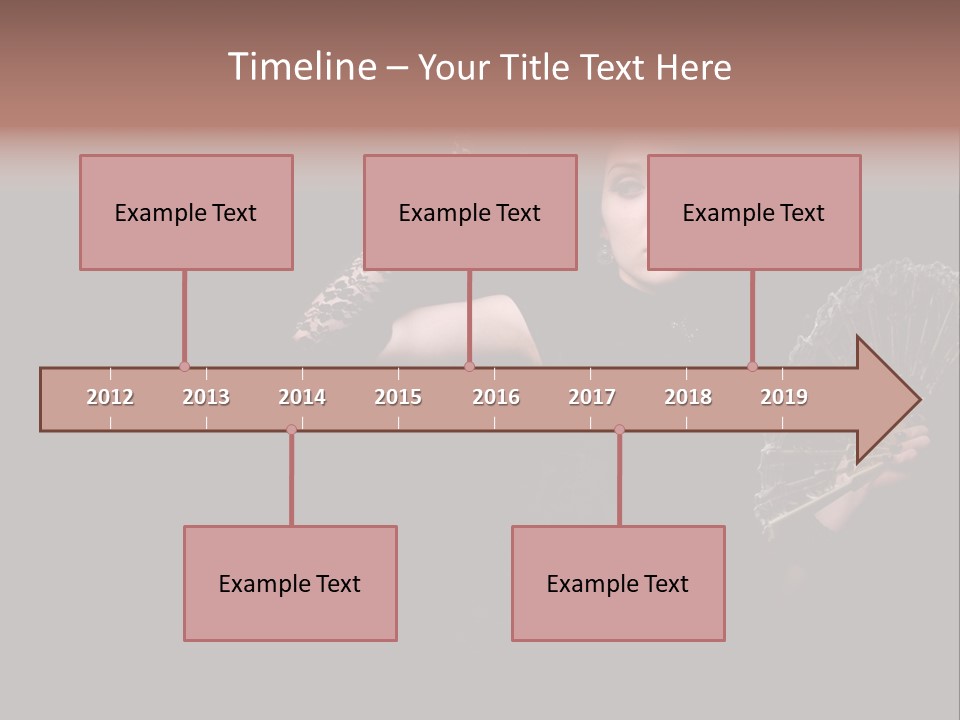Woman Background Dress PowerPoint Template