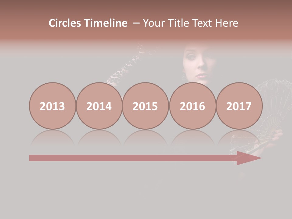 Woman Background Dress PowerPoint Template