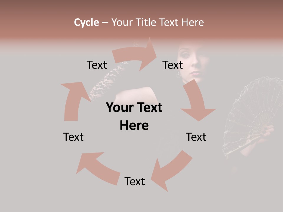 Woman Background Dress PowerPoint Template