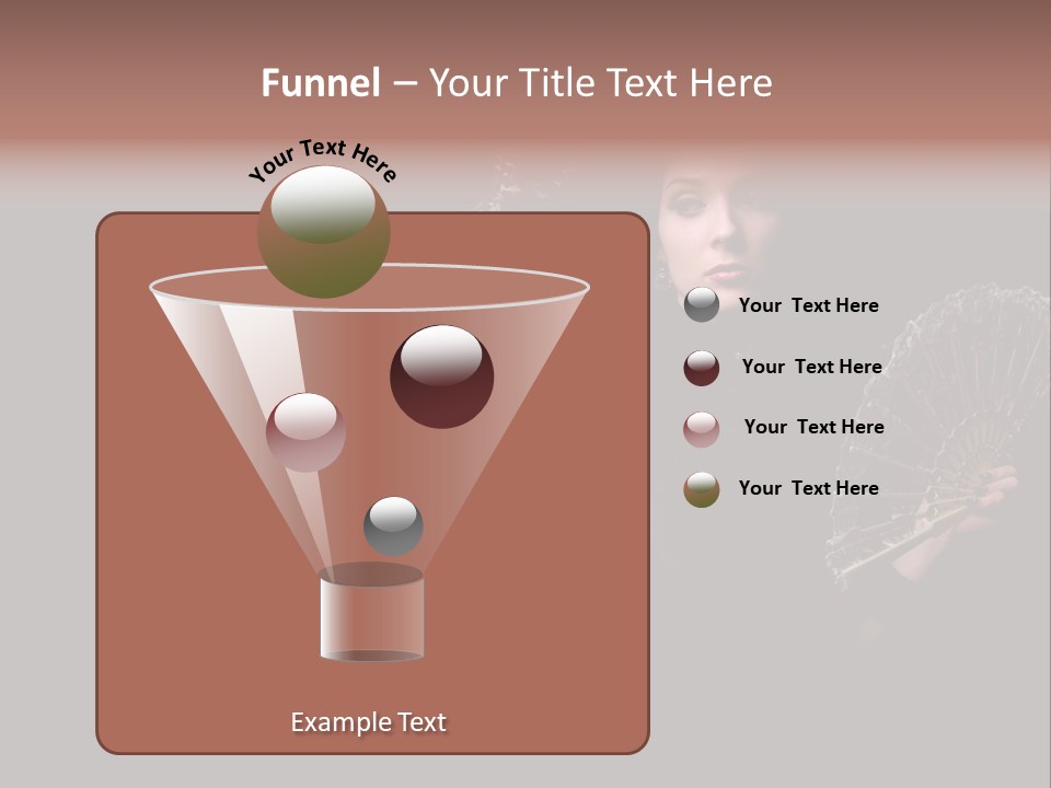 Woman Background Dress PowerPoint Template