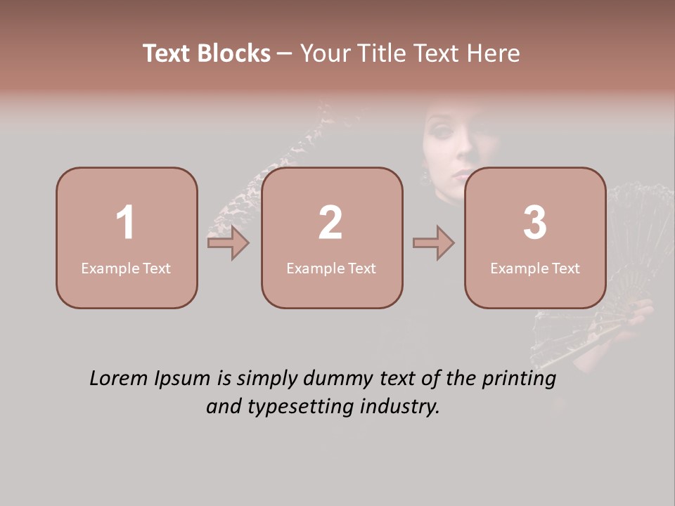 Woman Background Dress PowerPoint Template