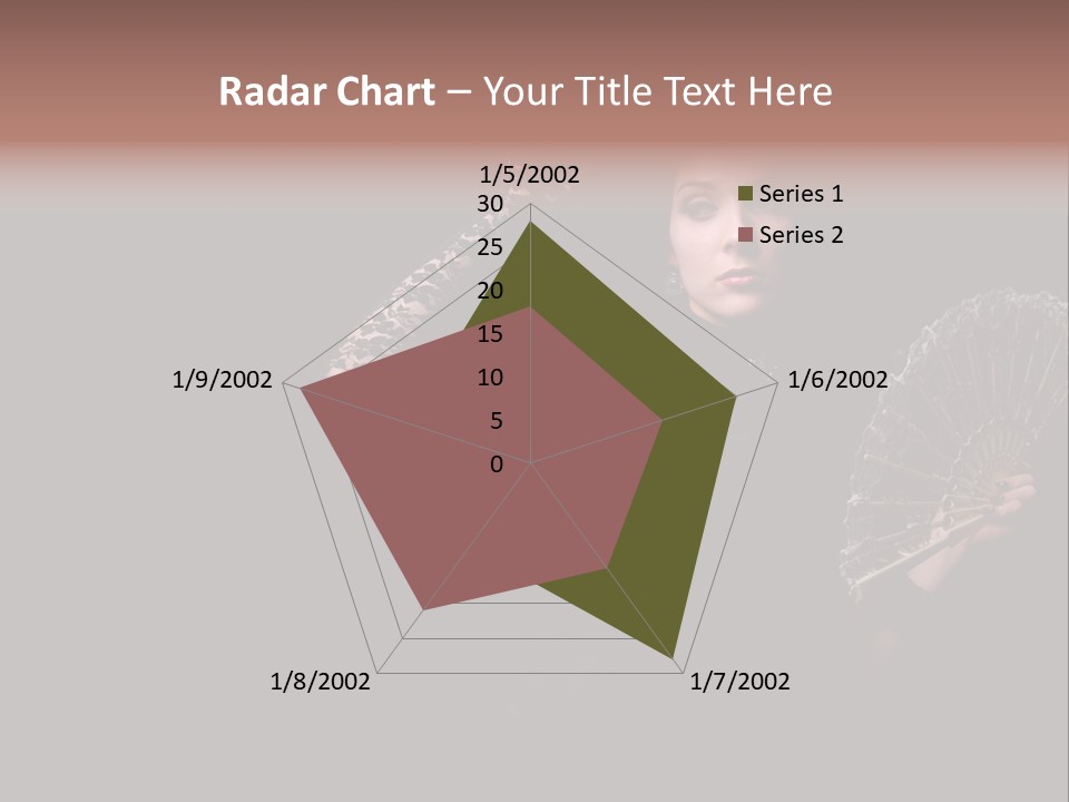 Woman Background Dress PowerPoint Template