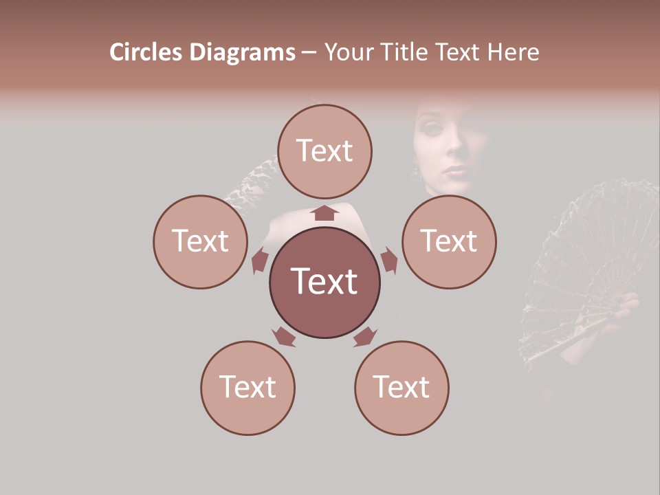 Woman Background Dress PowerPoint Template