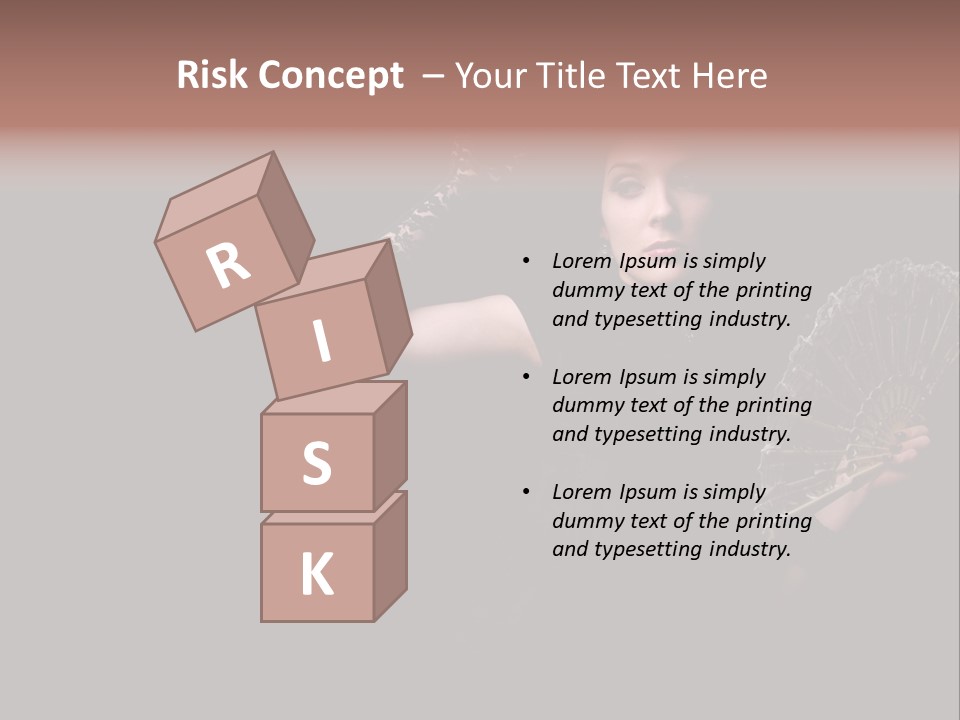 Woman Background Dress PowerPoint Template