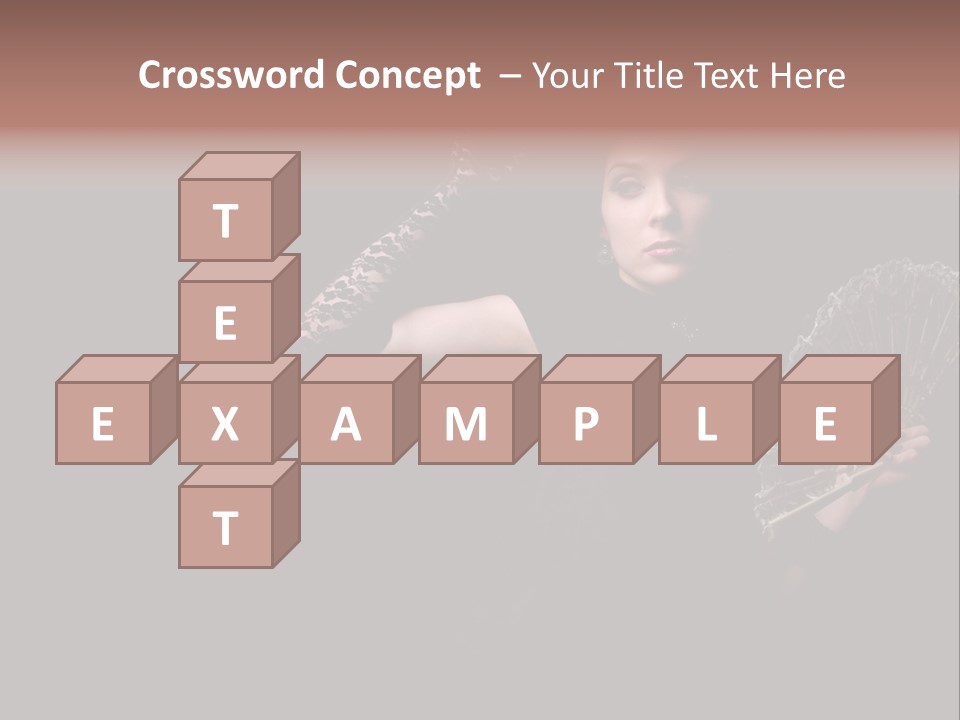 Woman Background Dress PowerPoint Template