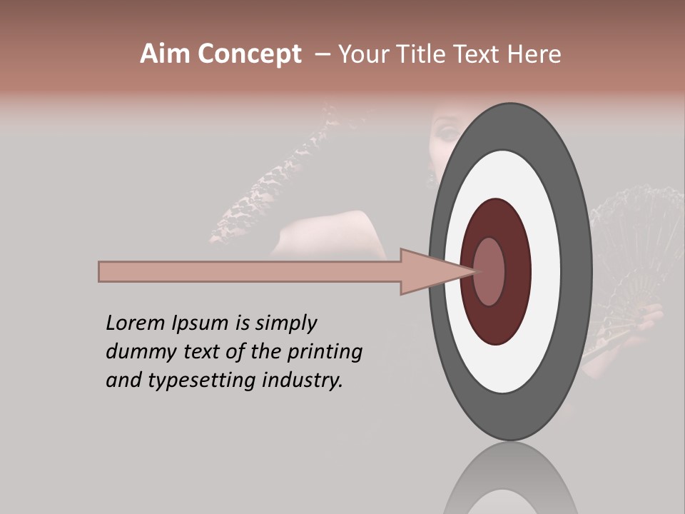 Woman Background Dress PowerPoint Template