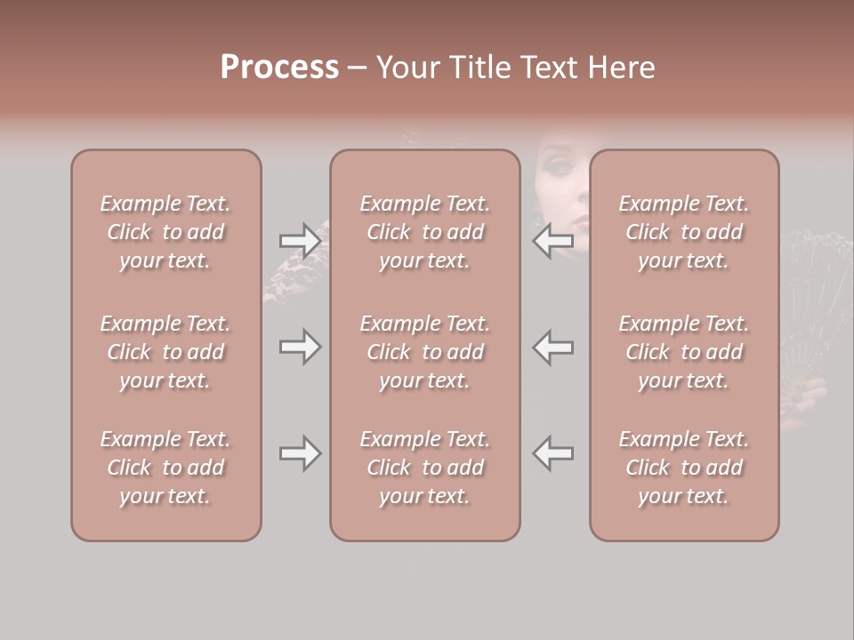 Woman Background Dress PowerPoint Template
