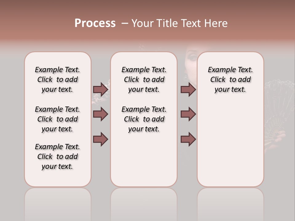 Woman Background Dress PowerPoint Template