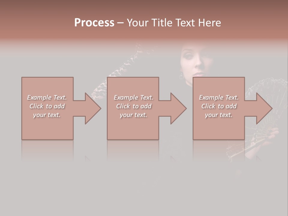 Woman Background Dress PowerPoint Template