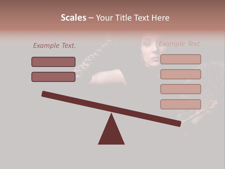 Woman Background Dress PowerPoint Template