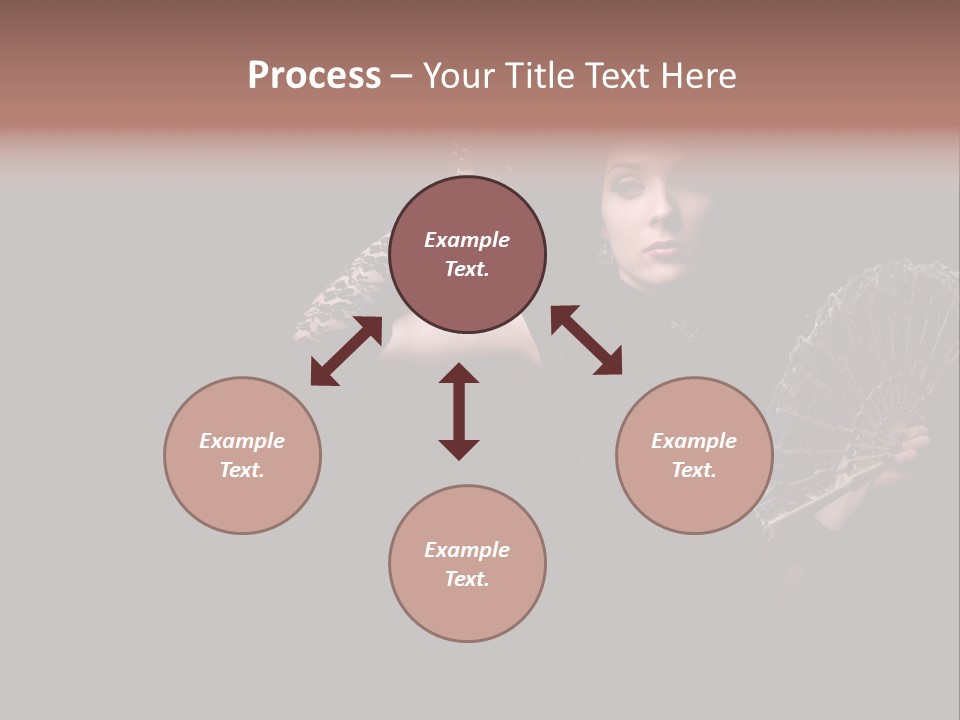 Woman Background Dress PowerPoint Template