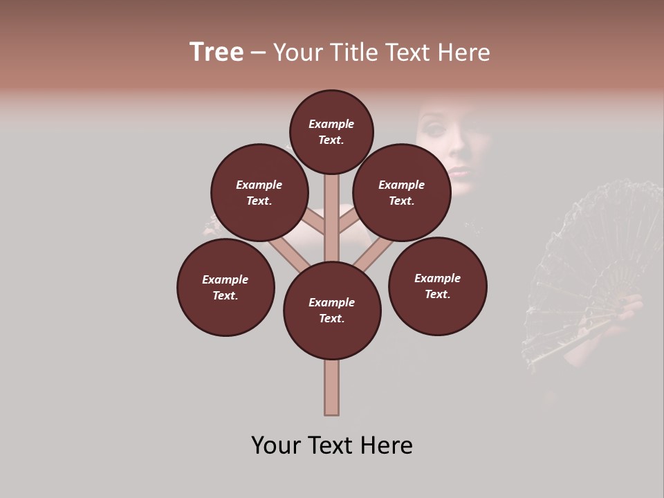 Woman Background Dress PowerPoint Template