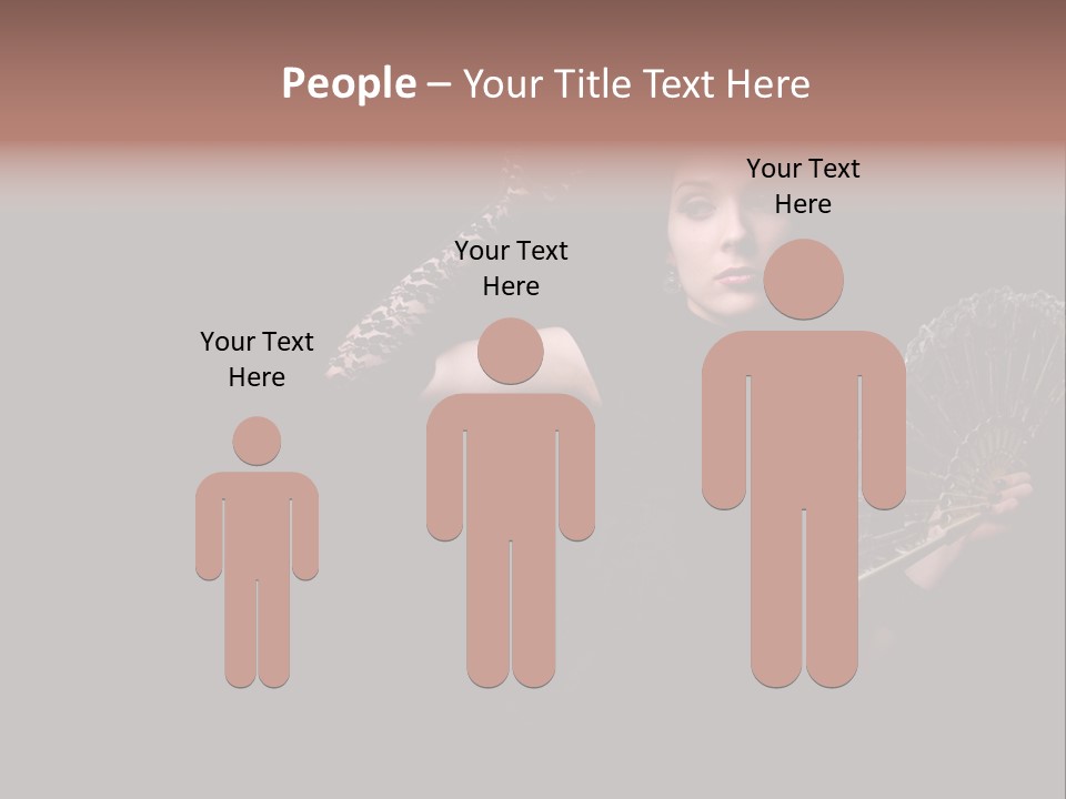 Woman Background Dress PowerPoint Template