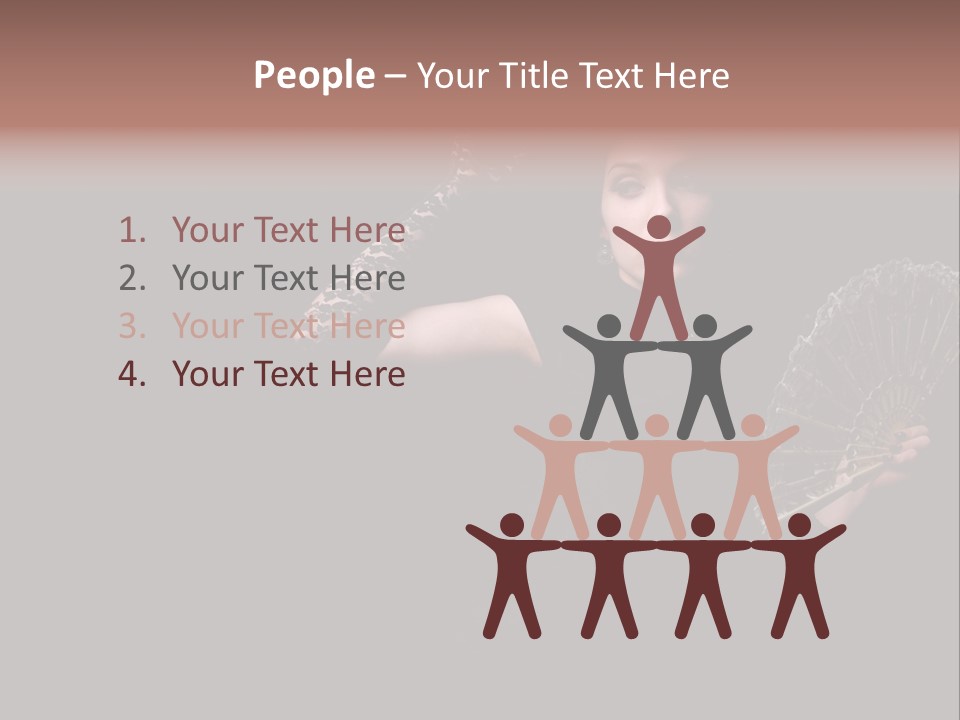 Woman Background Dress PowerPoint Template