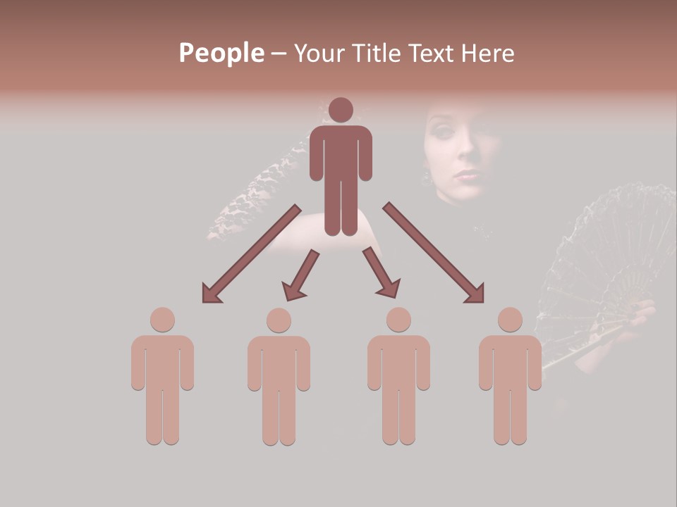 Woman Background Dress PowerPoint Template