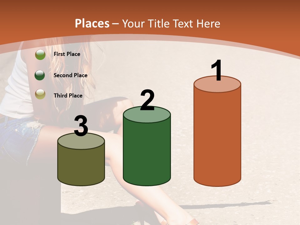 Journey Hitchhiking Young PowerPoint Template