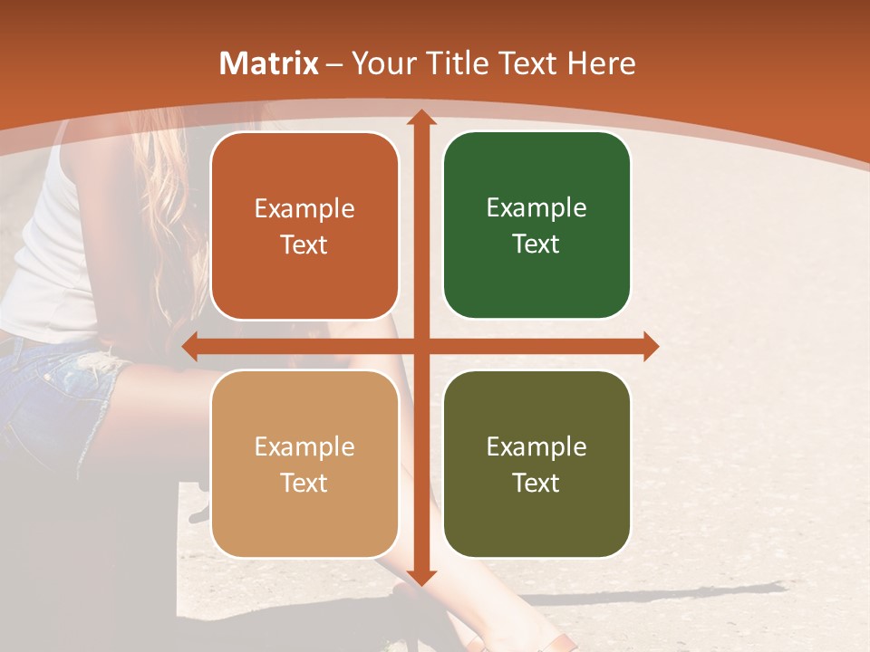 Journey Hitchhiking Young PowerPoint Template