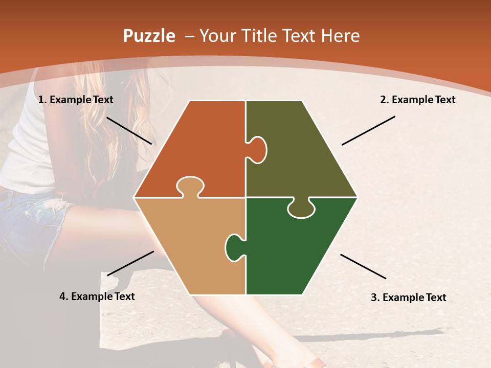 Journey Hitchhiking Young PowerPoint Template