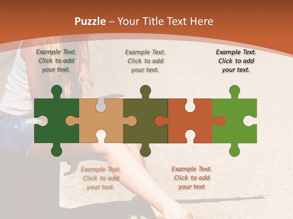 Journey Hitchhiking Young PowerPoint Template