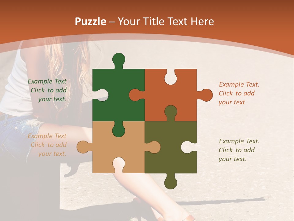 Journey Hitchhiking Young PowerPoint Template