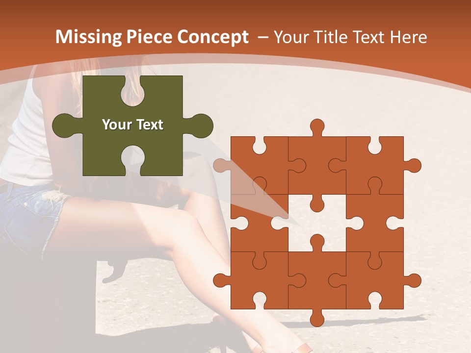 Journey Hitchhiking Young PowerPoint Template