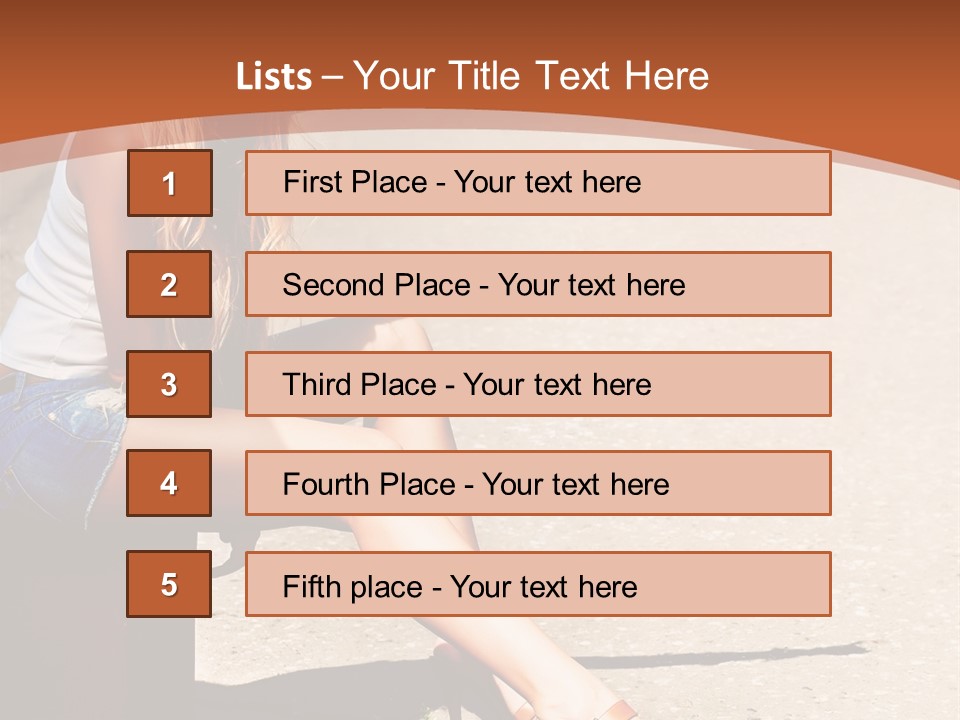 Journey Hitchhiking Young PowerPoint Template