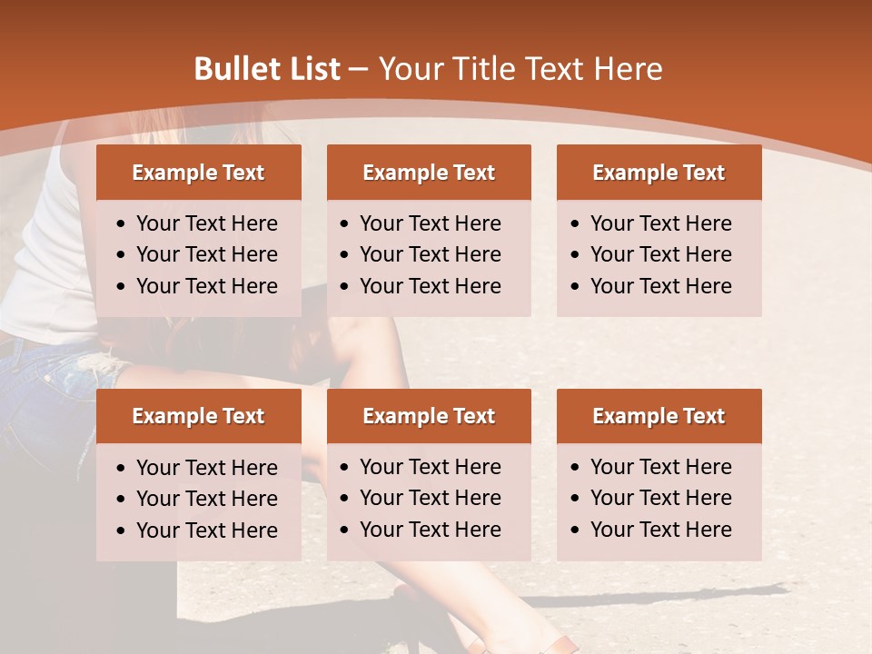 Journey Hitchhiking Young PowerPoint Template