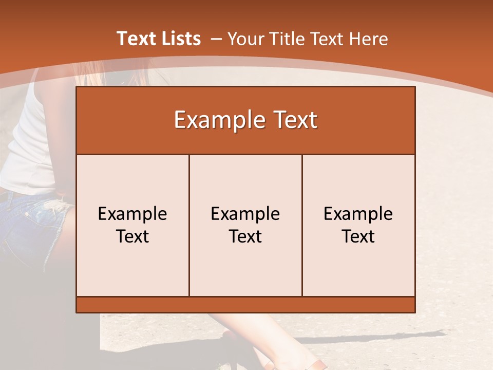 Journey Hitchhiking Young PowerPoint Template
