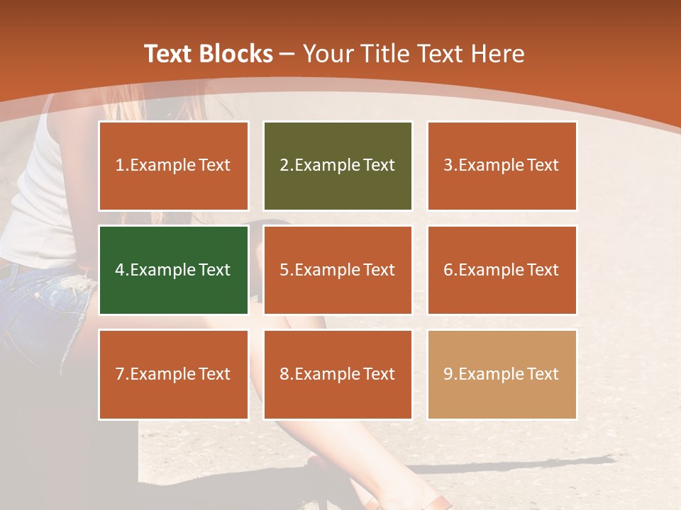 Journey Hitchhiking Young PowerPoint Template