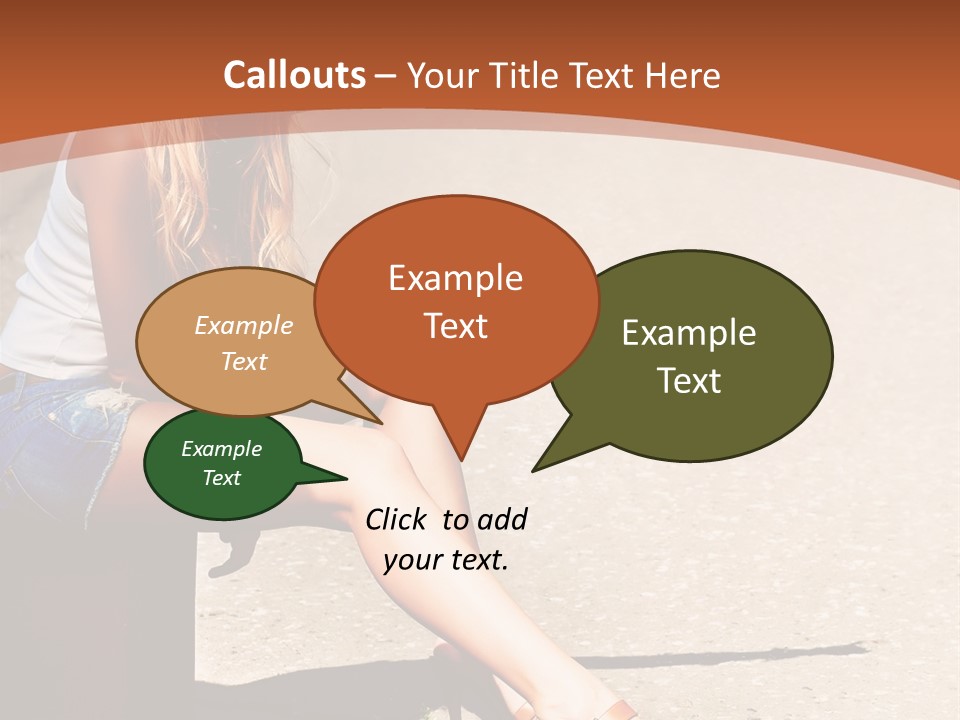 Journey Hitchhiking Young PowerPoint Template