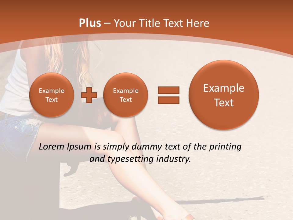 Journey Hitchhiking Young PowerPoint Template