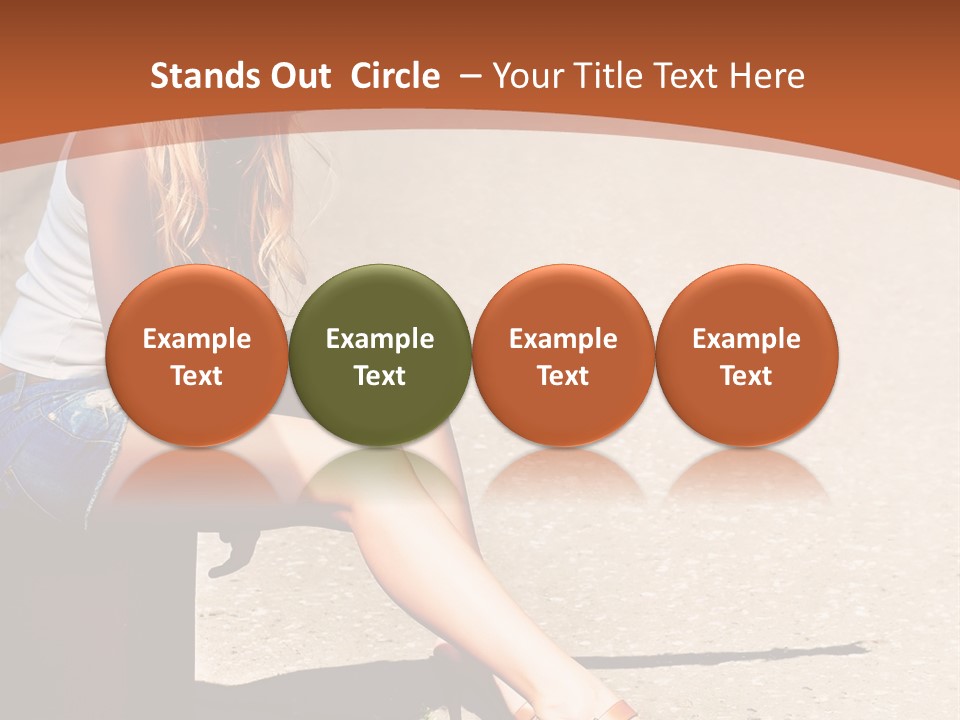 Journey Hitchhiking Young PowerPoint Template