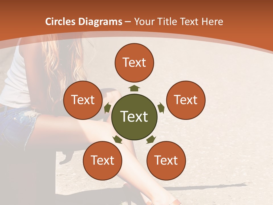 Journey Hitchhiking Young PowerPoint Template