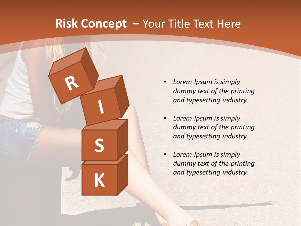 Journey Hitchhiking Young PowerPoint Template