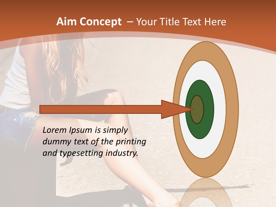 Journey Hitchhiking Young PowerPoint Template